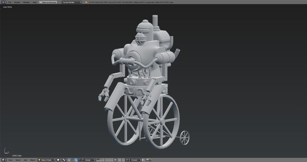 Steampunk Robot preview image 6
